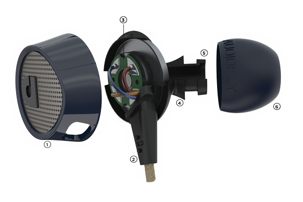 Modern Earphones - AF56