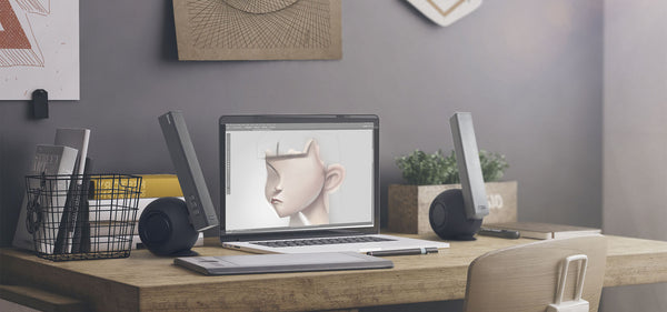 Modern Bluetooth Desktop Speaker - Exclaim Connect