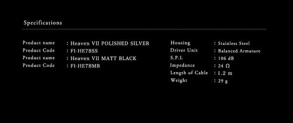 Luxury Earphones - Heaven VII