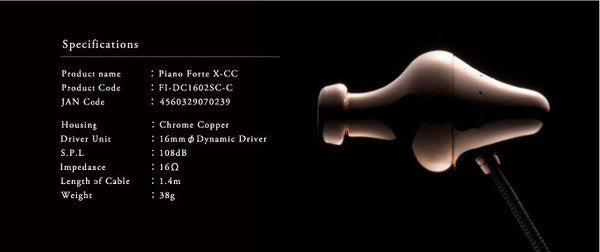 Luxury Earphones - Piano Forte X