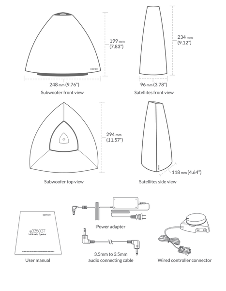 Modern Bluetooth Desktop Speaker - Prisma BT