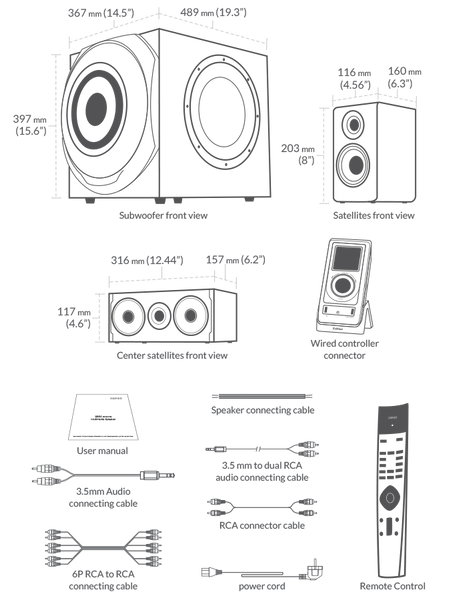 Modern Home Theater Speaker - S760D