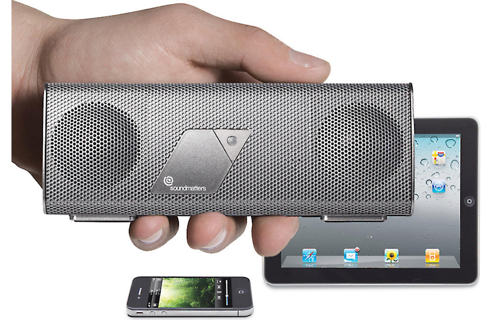 Modern Portable Bluetooth Speaker - FLv2 Platinum | Modern Speakers Modern Portable Bluetooth Speaker - FLv2 Platinum | Modern Speakers